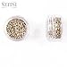 Neitsi Non-Silicone Nano Rings Beads for Nano Tip Remy Hair Extensions (500pcs, Blonde)