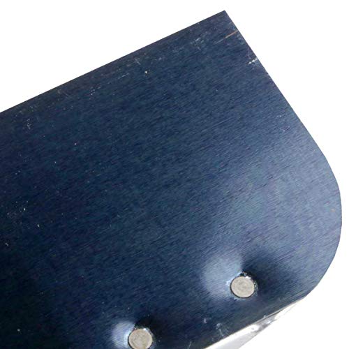 Drywall Offset Taping Knife 12" & 14" Blue Steel Knives Set with Comfort Grip Handle - Thumbnail 2