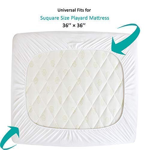 2 Biloban+Playard+Mattress+Portable+Waterproof