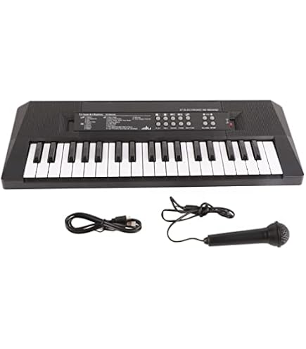 Juguete Mezclador DJ Para Niños Con Micrófono, Luces Y Efectos: Piano Electrónico Portátil Con Grabación, Para Pequeños Músicos De 3 A 6 Años