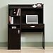 Sauder Beginnings Transitional Desk with Hutch, Cinnamon Cherry finish