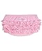 RuffleButts Infant / Toddler Girls Knit Ruffled Bloomer - Pink - 12-18m