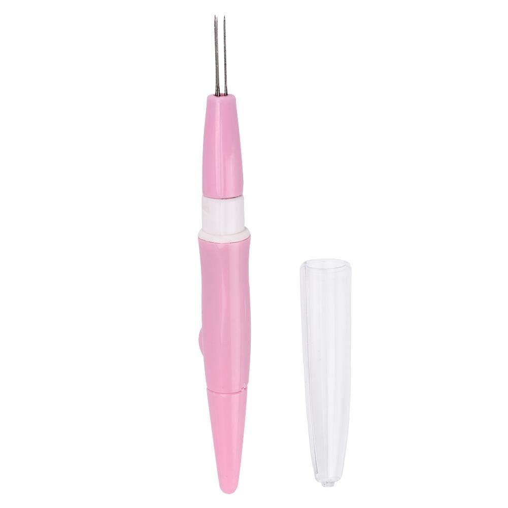 Needles Felting Pen, Felting Needle Pen, DIY Craft Making Tool 3 Felting Needle Pen Felting Needle, Portable Felting Needle Pen for Make Wool Felt Toys Home DIY for DIY Craft Work(Pink)