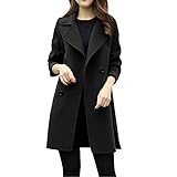 Besooly Women Autumn Winter Overcoat Jacket Casual