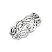 CloseoutWarehouse 925 Sterling Silver Wicca Weave Celtic Ring Size 7