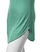 URBANCLEO Womens Side Slit Casual Beach Mini T Shirt Dress Jersey SEAFOAM SMALL