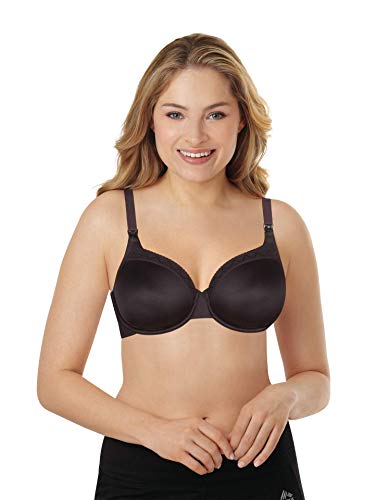 Playtex Women's Maternity Shaping Foam Underwire Nursing Bra, black, 38D/DD