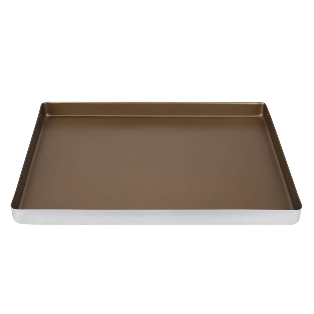 Non Stick Baking Tray, 15.7 * 11.8 * 1.1in Aluminum Alloy Baking Roasting Trays Oven Tray Baking Sheet Bake Pan Cookie Baking Tray Bakeware for Home Kitchen
