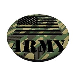 Army Camo Subdued American Flag Popsocket - Army