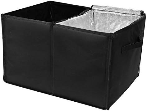 ZIOFEN Auto Care Car Trunk Black Folding Storage Bag Multi-Use Organizer Portable Back Seat Pocket For Car Travel Home Kitchen