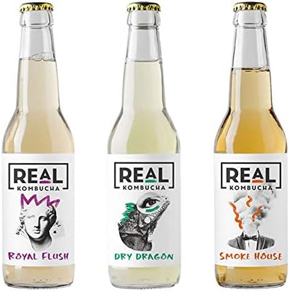 Real Kombucha Mixed Case 12 x 275ml/330ml