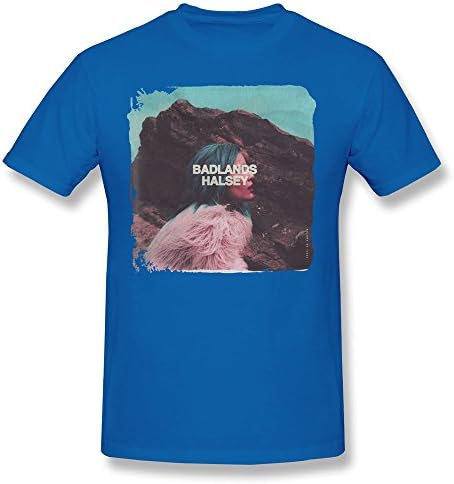 SIANDA Men's Halsey Badlands Album T-Shirts Size XS RoyalBlue