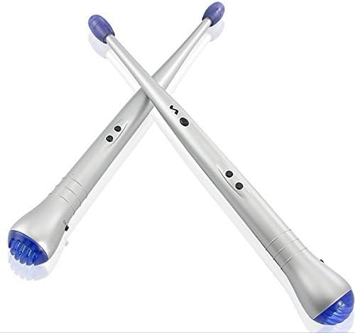OFKPO 1 Pair Electronic Rhythm Drum Sticks, Musical Instrument. Air Drumstick for Aged 14 or above, Silver - Image 5