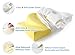IKSTAR Therapeutic Design Contour Memory Foam Bed Pillow for Side Sleepers and Neck Pain,Orthopedic Hypoallergenic Sleep Pillow White King Size 25x14.5x4.3(Lower) x4.7(Higher) inches