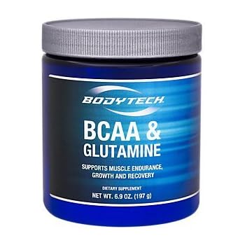 glutamine bodytech powder bcaa endurance supports essential ounce acids recovery amino growth muscle