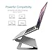 YW YUWISS Laptop Stand for Desk Table Aluminum Laptop Holder Riser Compatible with Mac MacBook Pro/Air and Other 10 to 15.6 inch Notebook Desktop Computer (Silver)thumb 2