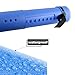 2-Pack Extendable Poster Tubes Expand from 24.5” to 40” with Shoulder Strap | Carry Documents, Blueprints, Drawings and Art | Blue and Yellow Portable Durable Round Storage Cases with Lids and Labels