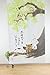 Noren Curtain Cat & Owl Relax Once in a While (Japan Import)