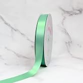 Creative Ideas PSF0708-530 Solid Satin Ribbon, 7/8"/100 yd, Mint Green