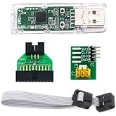 Taidacent nRF52840 USB Dongle Bluetooth Low Energy Desktop nRF Connect Bluetooth 5.0 Dongle with Shell Low-Cost BLE Debugging Tool can be BLE Protocol Analysis Tool (Dongle+Adapter+Line)