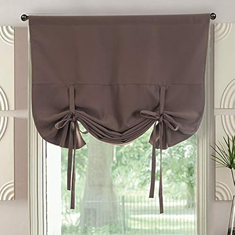 mightyduty cortinas cortas con aislamiento termico opacas para ventanas pequenas salas de estar y dormitorios