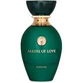 Al-Rehab Allure Of Love Eau De Parfum Spray for Women, 3.33 Ounce / 100ml