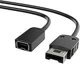 Ortz 10ft Extension Cable for [NES Classic Mini Edition] Controller, Cords Extender - Best Controller Extension Cable Cord for Nintendo Gaming System Black [Works with Wii U]
