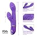 G-Spot Rabbit Waterproof Vibrator with Lifelike Texture for Women Clitoris Stimulation | Lyps Holly - Flexible Silicone Dildo Clit Dual Action Stimulator with 10 Powerful & Silent Vibration Patterns