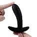 Zemalia Sally Vibrating Silicone Anal Vibrators Adult Sex Toys Vibe for Men or Couples G-Spot Stimulator for Female Masturbation Discreet Package(Black)