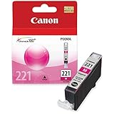 Canon CLI-221M Dye Ink Cartridge, Magenta - in Retail Packaging
