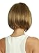 ELIM Wigs for White Women Short Straight Hair Wig with Bangs Natural As Real Hair with Wig Cap Z012