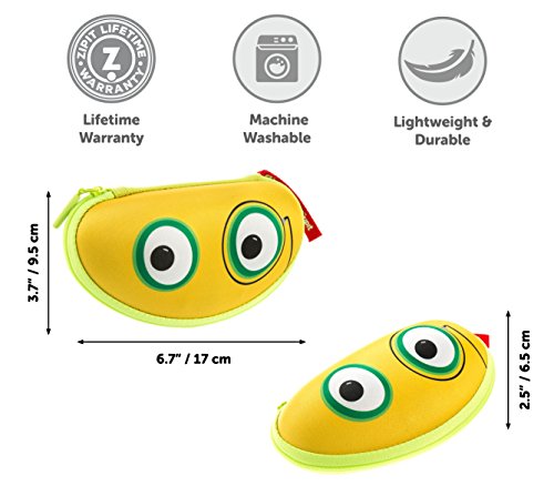 ZIPIT Beast Glasses Case/Storage Box, Yellow