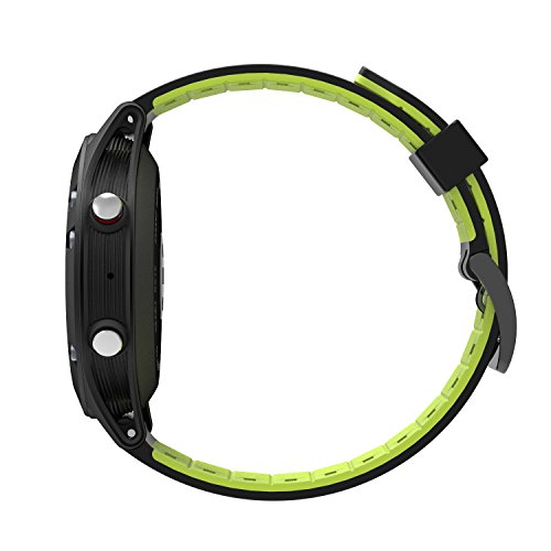 Bounabay GPS Smart Sports Watch with Activity Tracking Heart Rate Monitor Message Notification Waterproof Activity Tracker for Android and iOS,Green - Thumbnail 5