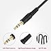 3.5mm Audio Cable Male to Male 6.5ft AUX Cable Extension 2 Pack by HomeSpot for Car, Home Stereos, Speaker, Amplifier, iPhone iPod iPad, Headphones, Sony Beats, Echo Dot & Morethumb 1