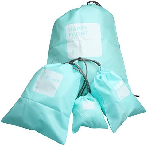 3 JOKERS Waterproof Storage Bag Waterproof Travel Drawstring Bag Shoe Laundry Underwear Makeup Storage Pouch Ditty Bag/Shoes Bag for Travel Home Outdoor Hiking Camping (blue)