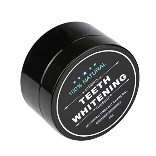 Kshion Teeth Whitening Powder Natural Organic Activated Charcoal Bamboo Toothpaste