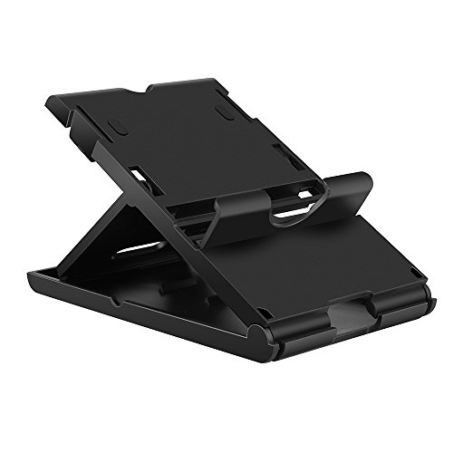 Playstand for Nintendo Switch,Wetoph GD16 Anti-Slip Compact Foldable Multi-angle Adjustable Stand Holder Pad phone Stand-ï¼ˆThird Party Productï¼‰-Black