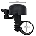 ARTHEALTH Bike Bell Aluminum Alloy Bicycle Bell Loud Sound Handlebar Safety Horn Bike Ring For Cycling Bicycle Horn Mountain Bike Road Bike (Black/Fits Most Handlebars)