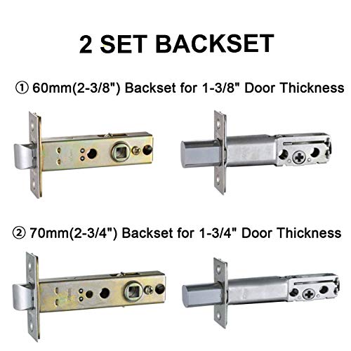 Bronze Front Double Door Handleset(Keyed&Dummy Set, Bronze) Pricepulse