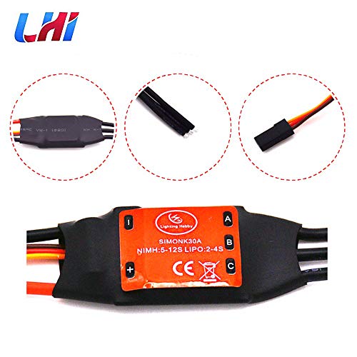 LHI 4x 2212 920KV Brushless Motor (CW / CCW) + 4x SIMONK 30A ESC For DJI Phantom - Thumbnail 2