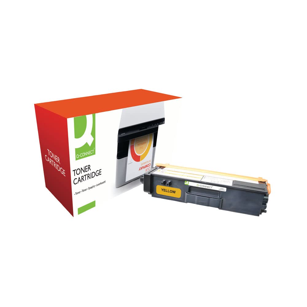 Q-Connect Remanufactured Toner for Brother 4570CDW Cartridge, Yellow
