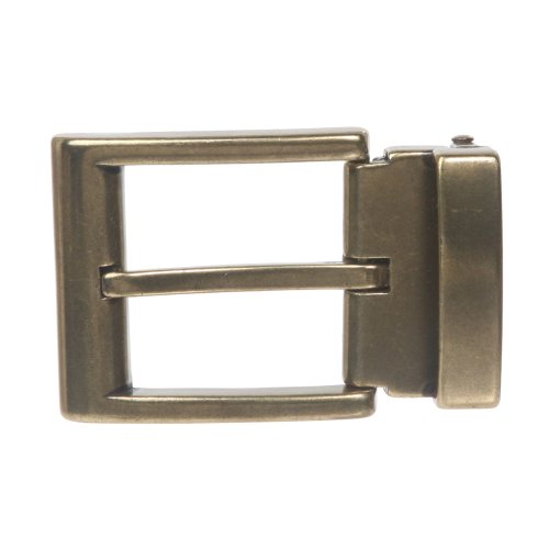 1 1/4 INCH (34 MM) NICKEL FREE BRASS OR GOLD CLAMP BELT BUCKLE