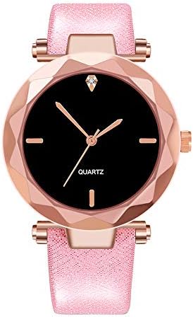 Quartz Watch Woman's High-end Blue Glass Life Waterproof Distinguished Watches for Women Simple Under 5 ❤ Best Gifts for Lovers