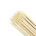 Mohy Marshmallow S'mores Roasting Sticks 36 Inch Long 5mm Thick Heavy Duty, 110 Pieces. Disposable Wooden Skewers w/Portable Cloth Bag, Perfect for Fire Pit Hot Dog Sausage Decoration, Safe for Kids