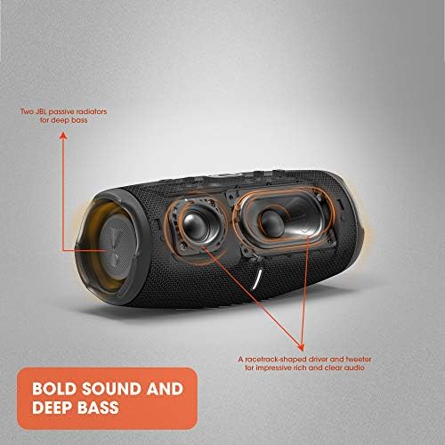 Charge 5 Speaker Bluetooth Portatile, Cassa Altoparlante Wireless Resistente ad Acqua e Polvere IPX67, Powerbank integrato, USB, PartyBoost, Bass Radiator, Fino a 20h di Autonomia, Nero