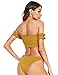 SweatyRocks Women's Sexy Bikini Set Off Shoulder Bandeau Two Piece Swimsuit