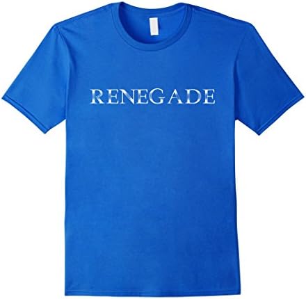 Men's Renegade Short Sleeve T-Shirt Small Royal Blue