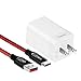 TITACUTE Dash Charger OnePlus 6 Fast Charge Power Adapter US with Type-C Cable 6.6ft Nylon Braided Dash Charging Cable 5V 4A Charging Rapidly Power Bundle for OnePlus 5T 5 3T 3