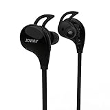HONGYU Sweatproof Bluetooth Wireless Headphones with Stereo Sport Microphone Handsfree for iPhone iPod Android Smart phones and Bluetooth Devices(Black)