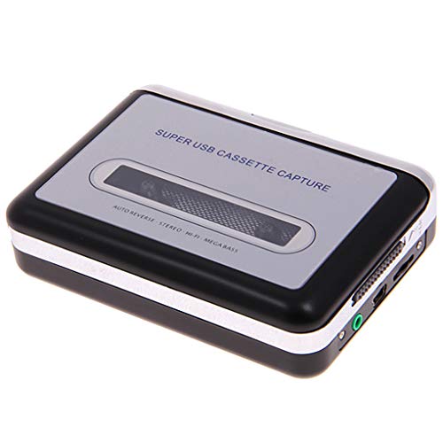 Qinghengyong USB Cassette Player Cassette to MP3 Cassette to MP3 Converter Capture Mega Bass Audio Music Player